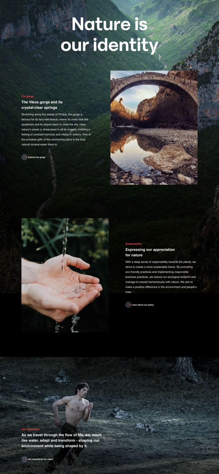 Vikos Water’s website